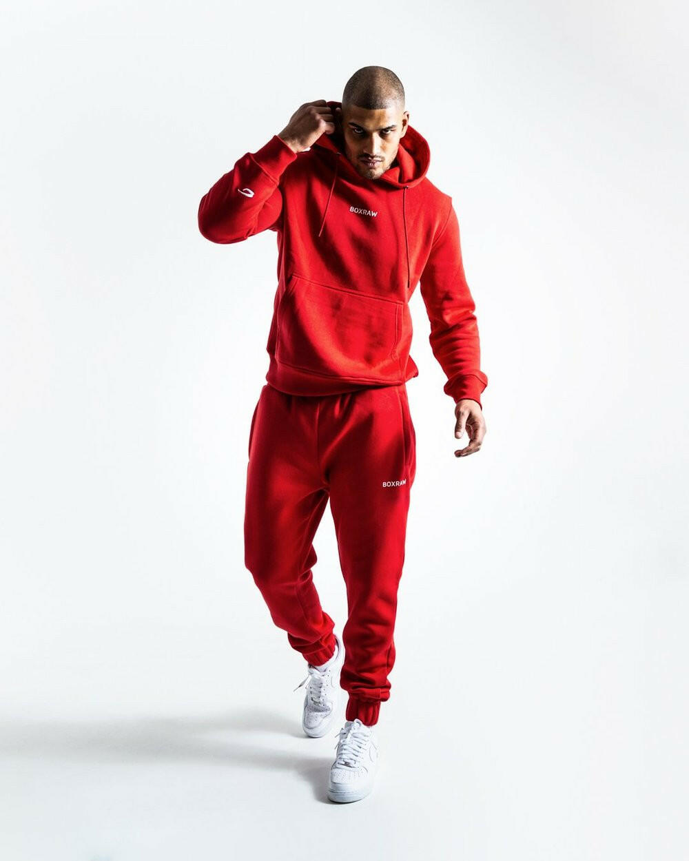 JOHNSON HOODIE RED UNDRGROUND ATHLETICS