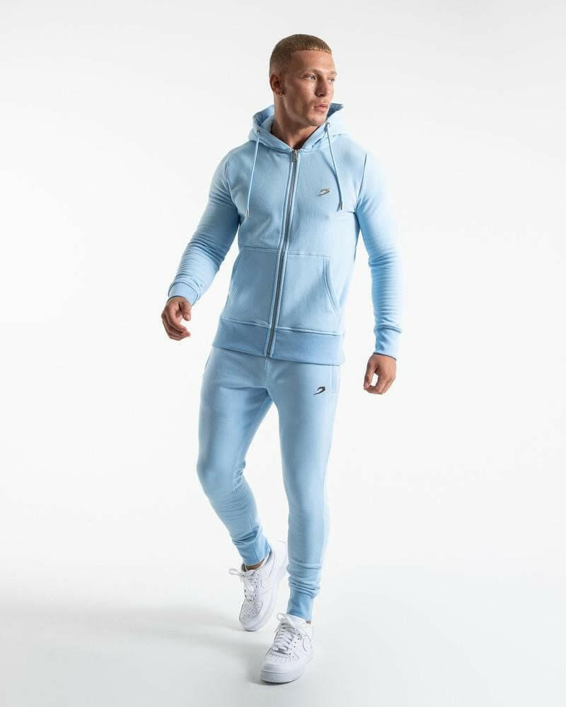 MARCIANO ZIP HOODIE BABY BLUE1
