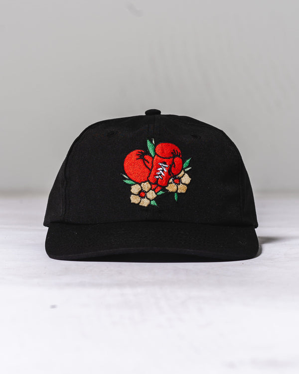 'BOXING GLOVES' EMBROIDERED BASEBALL CAP.