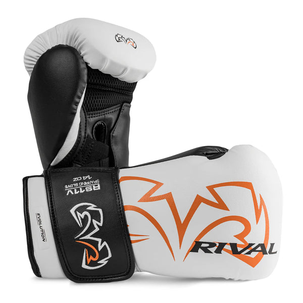 RIVAL RS11V EVOLUTION SPARRING GLOVES - WHITE