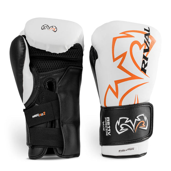 GANTS DE SPARRING RIVAL RS11V EVOLUTION - BLANCS