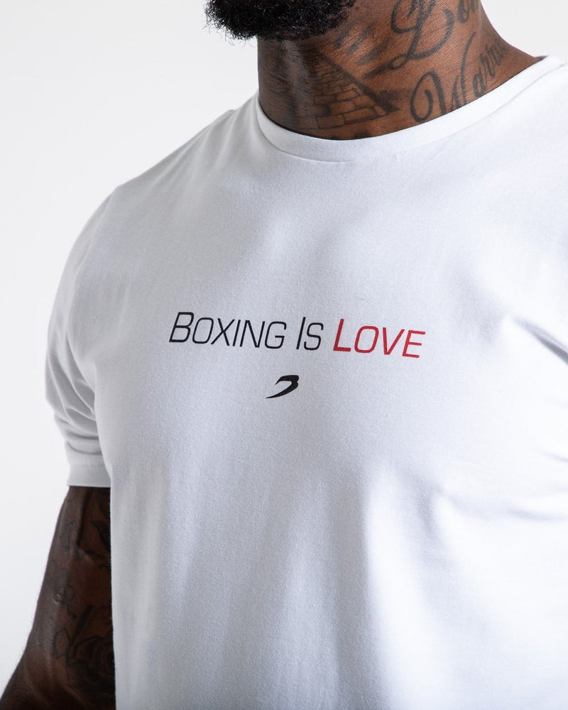 BOXING IS LOVE T-SHIRT - WHITE.