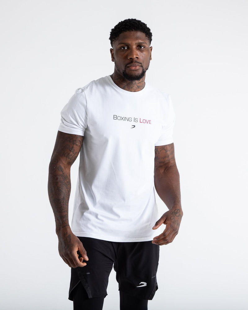 BOXING IS LOVE T-SHIRT - WHITE.