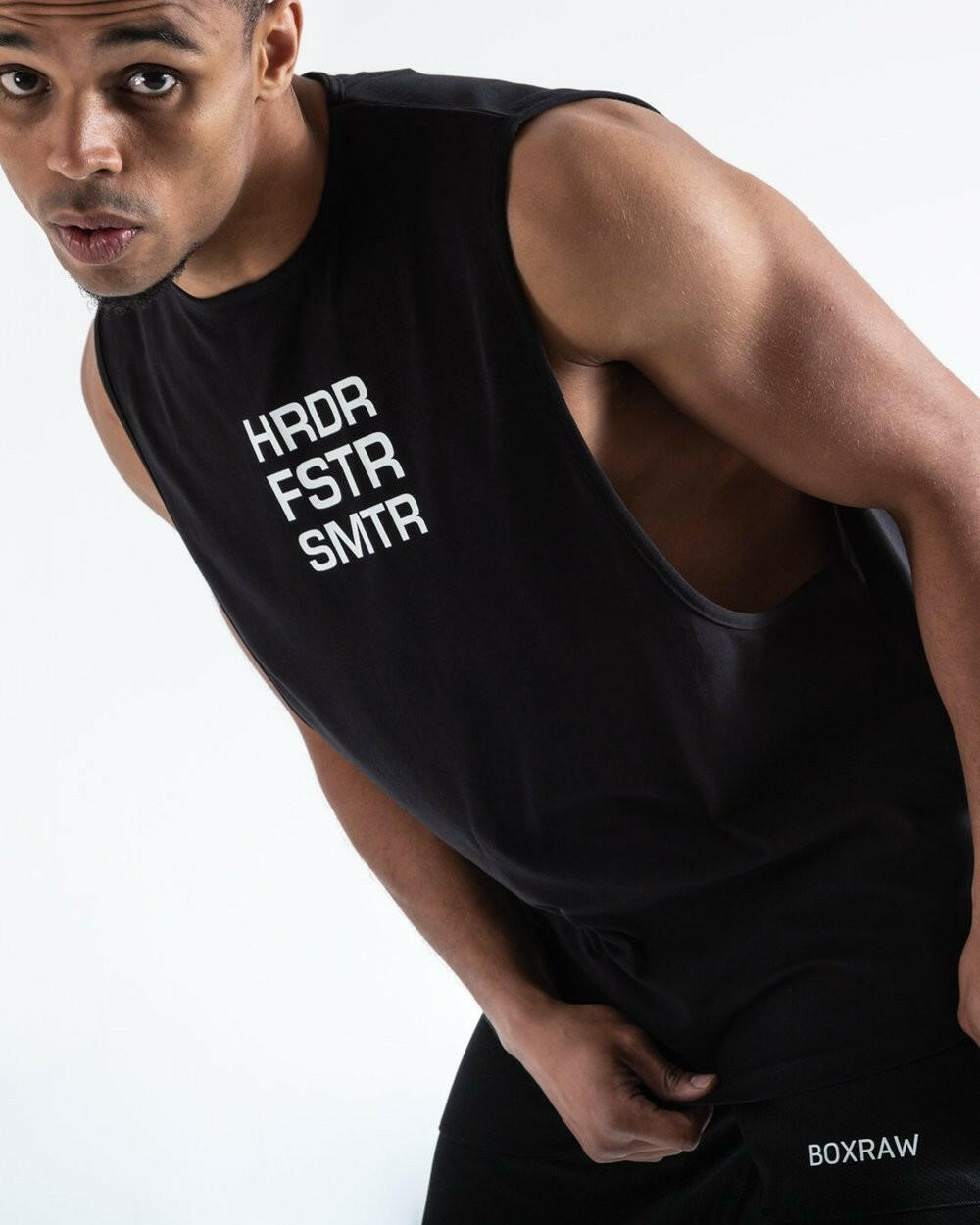 DÉBARDEUR MUSCULAIRE HRDR FSTR SMTR NOIR UNDRGROUND ATHLETICS