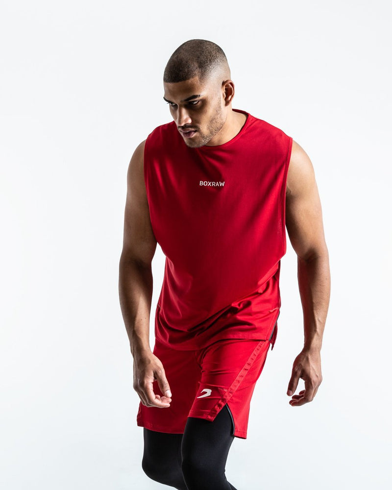 SMRT-TEC MUSCLE TANK - RED.