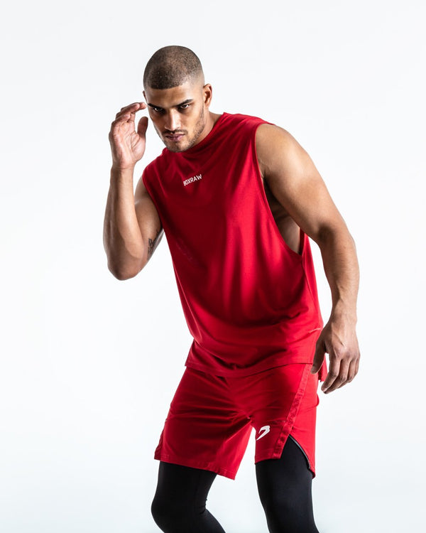 SMRT-TEC MUSCLE TANK - RED.
