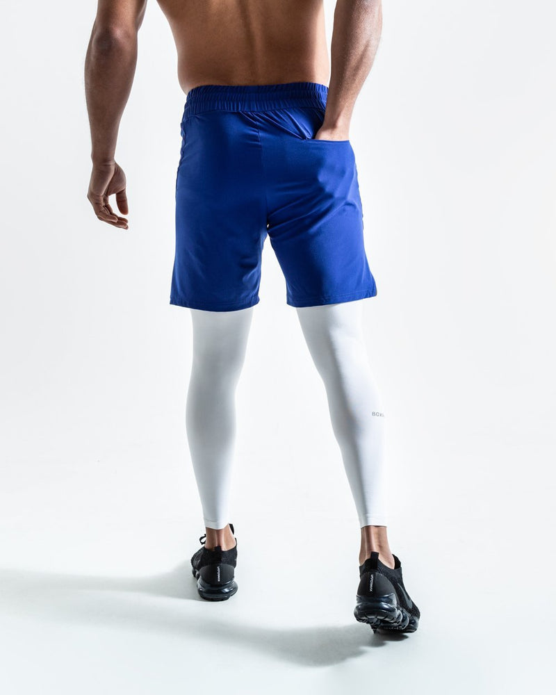PEP SHORTS (2-IN-1 TRAINING TIGHTS) - BLUE.