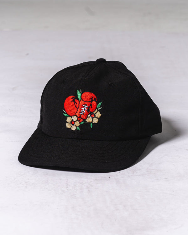 'BOXING GLOVES' EMBROIDERED BASEBALL CAP.