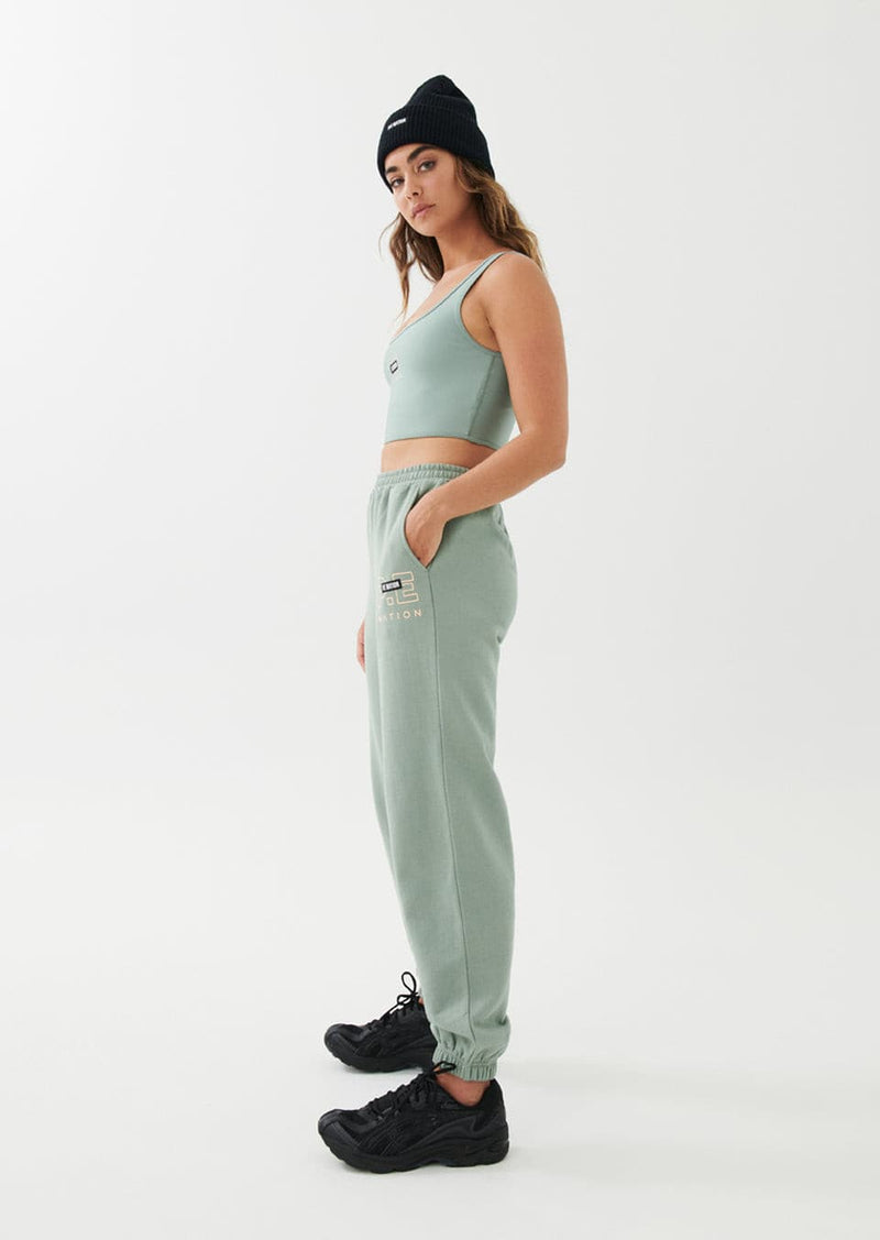 GRAND STAND TRACK PANT IN ICEBERG GREEN.