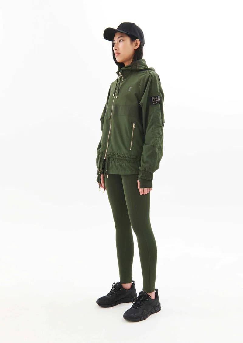 MAN DOWN JACKET IN RIFLE GREEN.