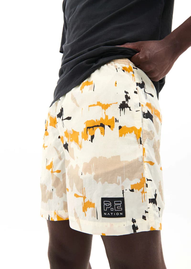 ADAPT SHORT IN ABSTRACT PRINT.