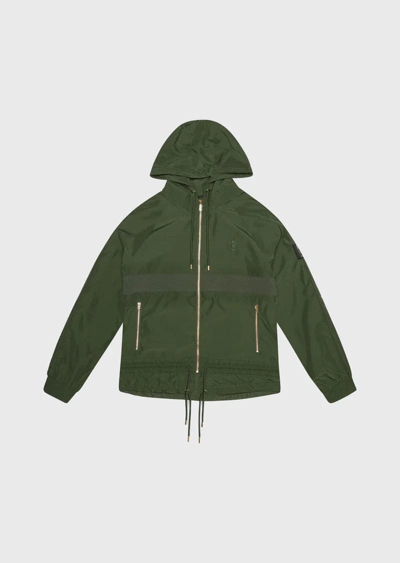MAN DOWN JACKET IN RIFLE GREEN.
