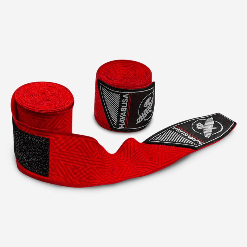 PERFECT STRETCH HAND WRAPS - RED/TRIBAL.
