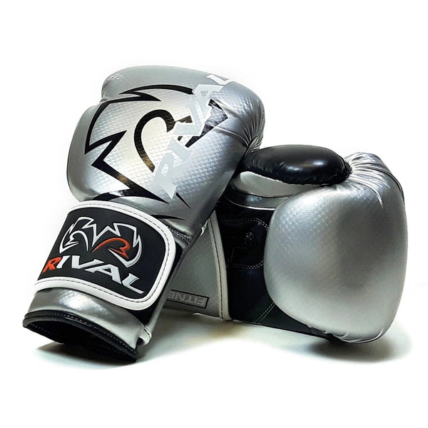 RIVAL RB7 FITNESS PLUS BAG GLOVES - SILVER/BLACK