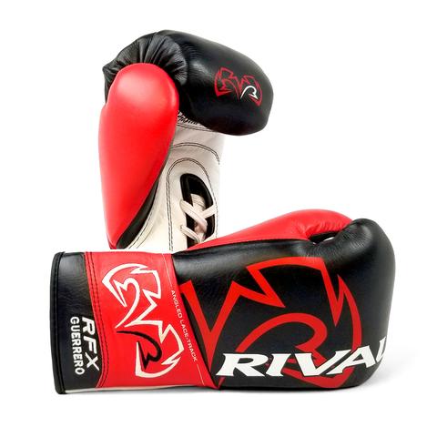 RIVAL RFX-GUERRERO PRO FIGHT GLOVES - HDE-F BLACK/RED/WHITE.