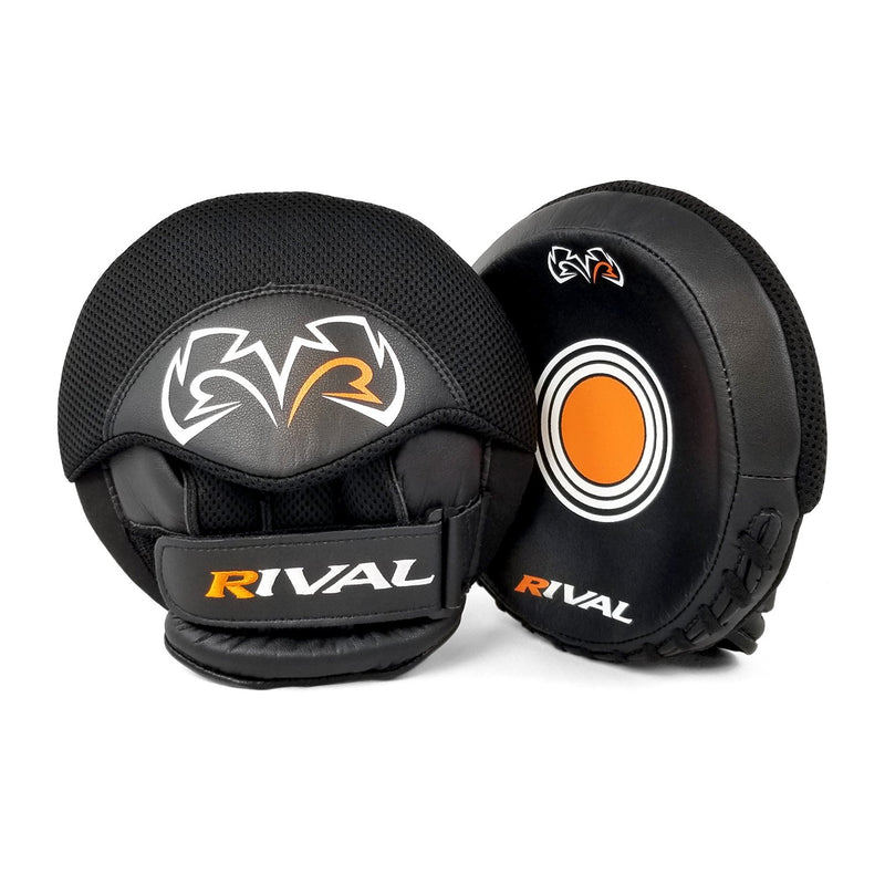 RIVAL RPM5 PARABOLIC PUNCH MITTS - BLACK.