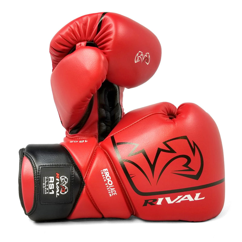 RIVAL RS1 PRO SPARRING GLOVES - RED.