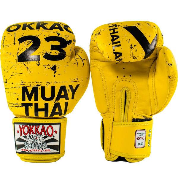 YOKKAO URBAN BOXING GLOVES - YELLOW.