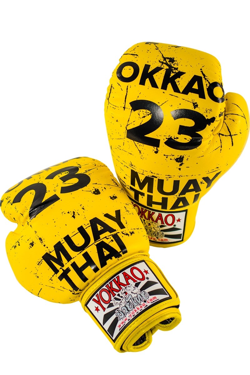 YOKKAO URBAN BOXING GLOVES - YELLOW.